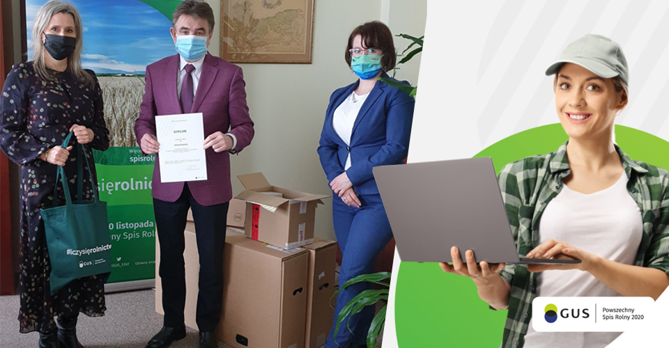 Zestawy komputerowe za pierwsze miejsce w konkursie Prezesa GUSu